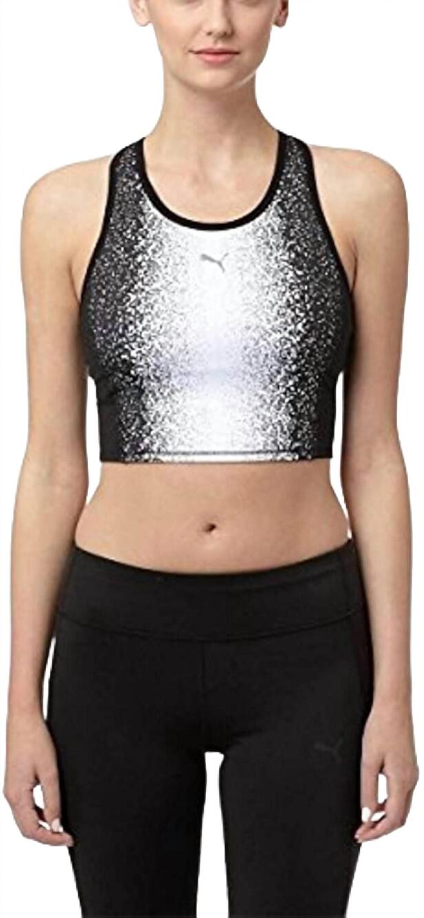 NEW PUMA racerback drycell sports bra in black